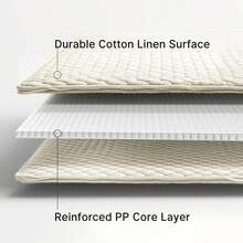 6-Shelf Hanging Closet Organizer With 3 Drawers, 2 Separable 3-Shelf Closet Organizers And Storage For Wardrobe Organization, Hanging Dresser For Nursury & Dorm Clothes Organizer, Beige - Beige - View 5