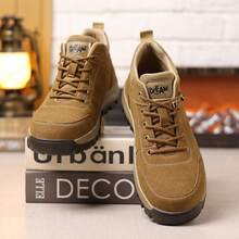 Men's Multifunctional Work Boots, Durable Structure, Suitable For Daily Wear, Can Enhance Style For Outdoor Hiking, Hiking, And Street Activities - 駝色 - 查看 4