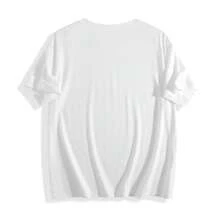 1pcs Women's  100% Pure Cotton Slim Fit Short Sleeve T-Shirt Black And White Color Block "THE BOSS" Print Suitable For Workplace Commuting, Boss Identity Display, Girlfriends Gathering American Style Professional Versatile Top - 白色 - 查看 6