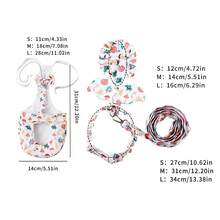 Cute Pet Duck Diapers - Wearable, Reusable, Goose Chest Strap, Odor Reduction, Adjustable, Chicken Diapers, Poultry Clothing, Sanitary Pants, Washable Diapers, With Elastic Band, Bow, Vest, Hen Waist Belt, Vest-Style Leash Collar, Breathable Poultry Supplies - Multicolor - View 15