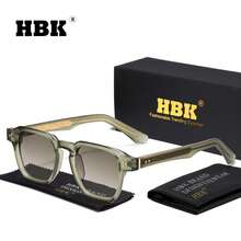 HBK Nuevas gafas de sol CP+PC, diseño minimalista y casual con remaches especiales, marco grande con estilo retro fresco y cool para hombres y mujeres, adecuadas para fiestas, playas de verano, regalos de vacaciones, viene con empaque completo - K40270 - Ver 24