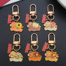 1pc Fashion Enamel Cute Year Of The Horse 2026 Charm Pendant Year Keychain New Year Chinese Style Blessing Rotating Keychain Bag Charms Purse Charms Perfect New Year Gift - Multicolor - View 7