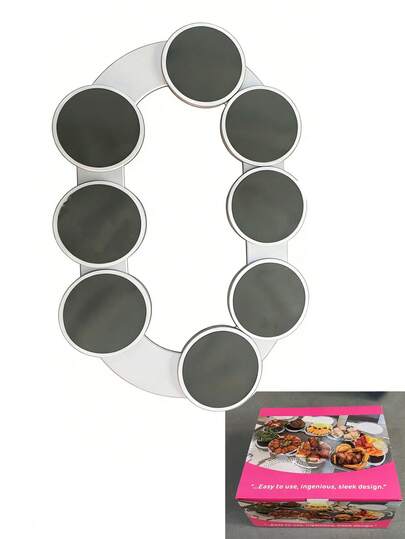 Bandeja giratoria para la cena, estante giratorio de mesa Lazy Susan