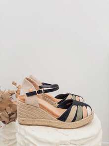 Women Platforms & Wedge Sandals - 黑色 - 查看 4