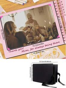 30-Page DIY Scrapbook Photo Album, Suitable For Wedding Anniversary, Growth Records, Family Memories, Gift, Guest Book, Commemorative Album - one-size - View 4