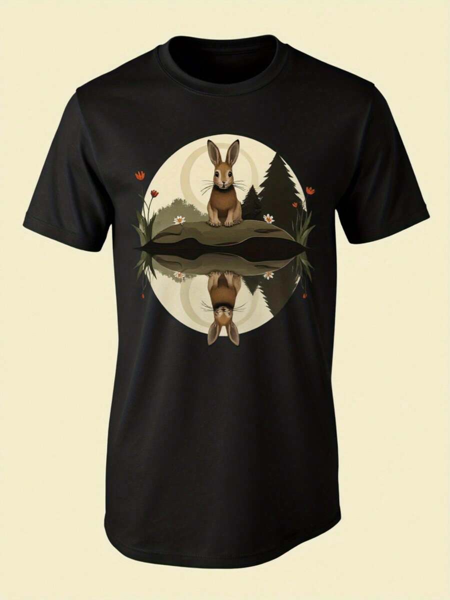 Men Outdoor Tees & Tanks - Black - View 1