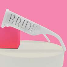 Exclusive Cross-Border Bridal Theme Party , BRIDE Letter , Wedding And Bachelorette Party Decorative Glasses - BRIDE眼鏡 - 查看 5