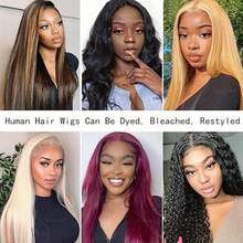 Human Hair Wig 4x4 HD Lace Front Wig Human Hair Pre Plucked Straight Wear And Go Glueless Wigs Human Hair Wigs For Women Natural Black Color Wigs Human Hair No Glue - Natural Black - View 4