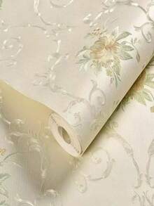 1pc Self-Adhesive Wallpaper, Warm Girl's Bedroom Wallpaper Wall Sticker, 3D Stereoscopic Wall Decal, Room Background Wall - Multicolor - View 34