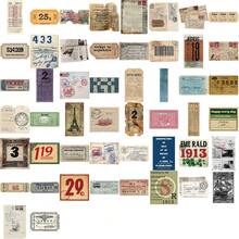 50 Pcs Vintage Label Art Stickers - Waterproof PVC Decals For Phone, DIY Journals & Water Bottles - 50PCS - View 12