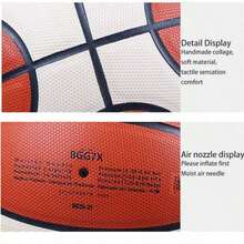 Molten Balón de Basketball GG7X de PU, Tamaño Profesional, para Adultos, Jóvenes y Niños, Indoor / Outdoor - Naranja Quemada - Ver 6