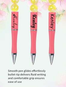 قلم حبر جاف مزخرف بالخرز الزهري المخصص، قلم حبر جاف للعودة إلى المدرسة المخصص، تجديد الربيع، عيد الأم، عيد الحب، هدية عيد، علبة هدايا، هدية إبداعية للأزواج، متعدد الوظائف، زخرفي، قابل لإعادة الاستخدام، حديث، ملون، جميل، رجعي، بطراز كرتوني، مناسب للموظفين والعملاء والطلاب، مناسب للأعراس والأعمال والمكاتب والأعياد والمدارس والمستلزمات المدرسية - متعدد الألوان - مشاهدة 8