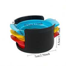 4pcs Egg Slicer, Stainless Steel Wire Egg Cutter With Plastic Non-Slip Base, Multifunctional Kitchen Tool For Boiled Eggs, Soft Fruits, Strawberries, Mushrooms, Easy To Clean - Multicolor - View 8