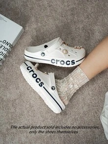 Dép bít mũi Beya unisex, nhẹ, thoáng khí, kiểu dáng thường ngày đi biển. Nên đặt mua nhỏ hơn một size. - trắng/xanh đậm - Xem 2