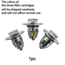 1个通用浴室水槽排水塞,带毛发收集器,易于安装和清洁,适用于浴室、淋浴房、水槽、厨房水槽和户外花园水槽。弹簧芯浴缸排水盖,塑料芯弹跳式水槽塞,水槽排水过滤器,按压式水槽塞,浴室配件,酒店/宿舍/家庭浴室用品,浴室工具,厨房工具,水槽维修工具,家居用品,家用清洁工具及配件 - 銀色 - 查看 9