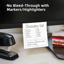 Grocery List Notepads For Fridge 4 Pack/200 Sheets 3x3 Sticky Notes Set, High-Adhesive  Pads For Check List Notebooks For Journal Office Schoolsss Home, Bulk Stationery Gift - 購物清單 - 查看 6
