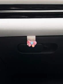 蝴蝶結汽車手套箱掛鉤 創意汽車內飾副駕駛座掛鉤 用於掛包與收納 - A - 查看 9