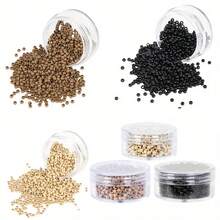 Professional Hair Extension Tool Kit, 1000pcs With Nano/Micro Ring System, Heavy-Duty Extension Removal Pliers & Hook Device, Compatible With Clip-In/Tape-In/Micro-Link Hair Extensions, For All Hair Types - Multicolor - View 2