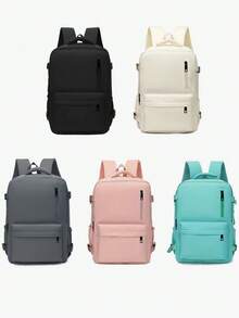 新款旅行背包 - 大容量，干湿分离，多隔层背包 - 时尚行李包，商务旅行和休闲出行之选 - 彩色 - 查看 8