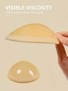 1 件比基尼文胸，带海绵垫 + 10 个无纺布胸垫，加厚透气，自粘防滑，上托胸部支撑文胸垫。 - 彩色 - 查看 8