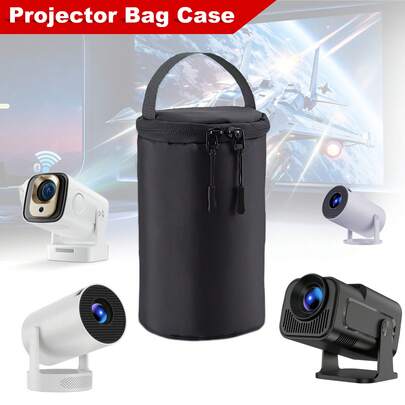 VELEC HY300Pro Projector Storage Bag, Projector Storage Case Travel Bag, Portable Projector Carry Case, Cylindrical Shape, Suitable For All Barrel-Shaped Projectors, Exclusive Outdoor Travel Gift