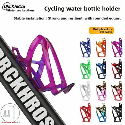 Portabidón para bicicleta, de plástico para bicicleta de carretera y de montaña, de engranaje fijo, accesorio de ciclismo ligero para MTB y fixie