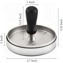 Hamburger Presses - Silver - View 5