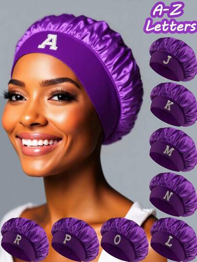 Satin Bonnet Silk Bonnet Hair Bonnet For Sleeping-Slouchy Beanie Hat Satin Sleep Cap For Women's Natural & Curly Hair Halloween Christmas New Year 2026