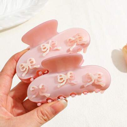 Sweetheart Clip In Pink, Suitable For Daily Use