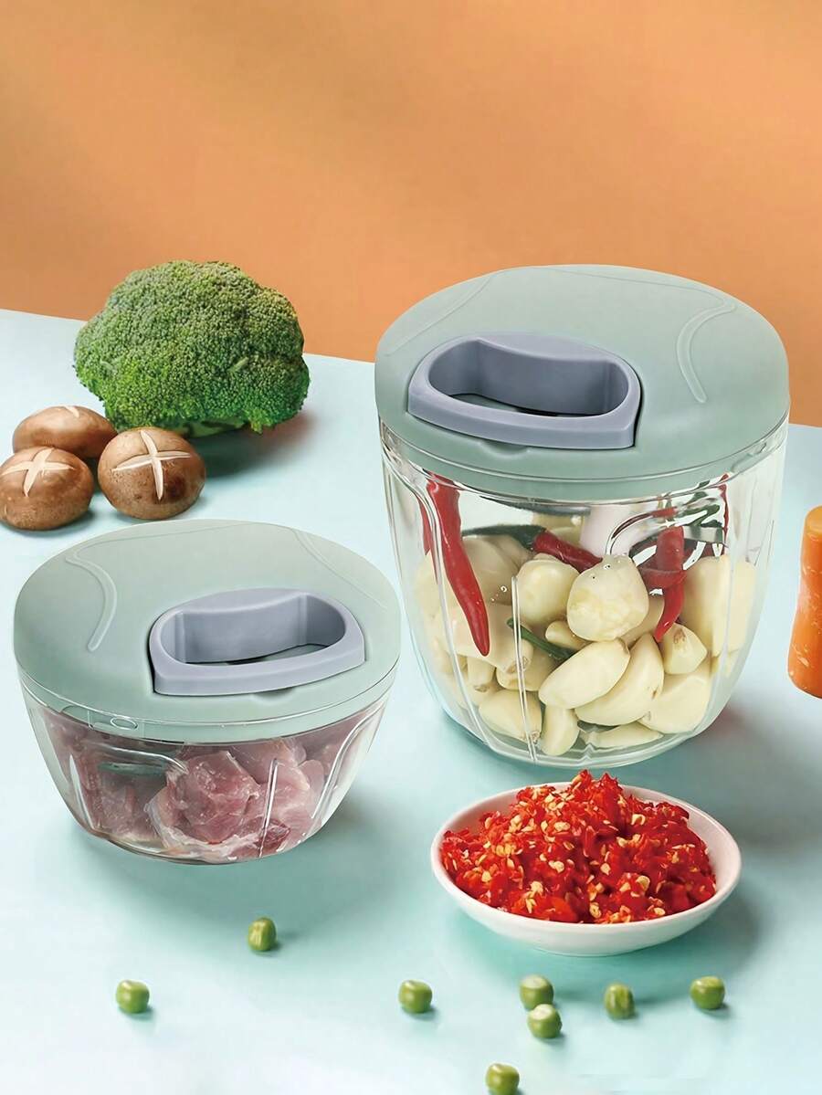 1个厨房蒜蓉压榨器/蒜泥器/蒜蓉研磨器 500/900毫升 - 彩色 - 查看 1