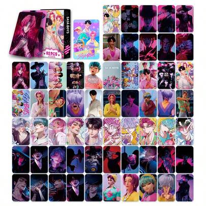 8 Boxes Of KPOP LOMO Cards, Double-Sided Photocards Of , , And Hunting Witch Girl Group, Stickers And Greeting Cards