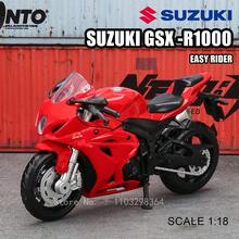 MSZ 1:18 YZF-R1 motocicleta coche en miniatura de aleación coche de juguete para niños modelo de motocicleta fundida a presión C8RG - 1-18 YZF-R1 - Ver 9