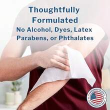 McKesson Washcloth Wipes For Adults, Scented (12 Pack, 576 Washcloths) Disposable Wash Cloths For Body - No-Rinse Formula With Snap Lid - Good For Incontinence And Elderly - 48 Wipes Per Pack - Có mùi thơm - Xem 3
