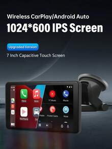 2026 New Wireless CarPlay And Android Auto 2-In-1 CarPlay Without Card 7 Inch Car Radio Multimedia Video Player Wireless CarPlay And Wireless Android Auto Portable Universal Car Display With Camera - A - View 1