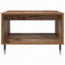 vidaXL Couchtisch Altholz 60 x 50 x 40 cm Holzwerkstoff - Braun - Übersicht 5