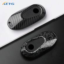 Ốp chìa khóa xe hơi bằng nhựa ABS kiểu sợi carbon cho các dòng xe C-Class, E-Class, S-Class, GLC W206 W214 W223 E300 C260 C300 S450 S500 S400 - Mercedes-Benz C-Class - Xem 6