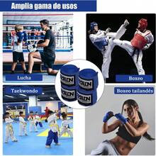 Vendas para Boxeo, Vendas Elásticas de Boxeo, Ringside Vendas para Boxeo, Vendas de Mano Elasticas para Protección, Protección de Muñecas y Nudillos, Boxeo, Kickboxing, Muay Thai, Lucha - Rojo - Ver 8