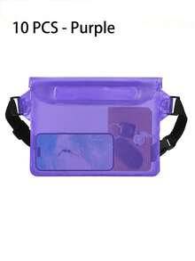 2/1pc Waterproof Waist Bag, Large Capacity Waterproof Phone Pouch, Outdoor Sports Waterproof Bag, Triple Sealed Waterproof Waist Pack, Waterproof Phone Protector For Swimming & Diving, Essential For Back To School, Waterproof Bag, Beach Bag, Beach Accessories, Suitable For Boating, Swimming, Snorkeling - Multicolor - View 15