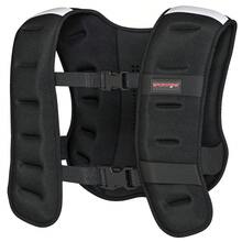 8kg Adjustable Weighted Vest With Reflective Strips | Running & Exercise Vest, Black - Default - View 3