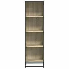 vidaXL Bücherregal Sonoma-Eiche 40x35x139 cm Holzwerkstoff - Braun - Übersicht 4