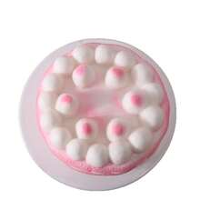 2026 New Raspberry Tart Squeeze Stress Relief Toy, Soft Slow Rebound Fidget Toy, Interactive Accessory For Boys, Girls, Family, Hot Selling, Perfect Gift For Boyfriend, Girlfriend, Birthday, Party - Multicolor - View 9