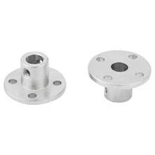 2pcs M3 Rigid Flange Coupling Motor Shaft Coupler Connector ID 6mm OD 10mm - Acopladores - Ver 6