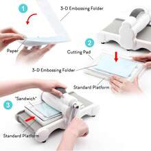 3D Gradient Flower Embossing Template, DIY Handmade Photo Album Card Making 3D Texture, Handcraft Embossed File Folder, Suitable For Handicraft Enthusiasts - Multicolor - View 11