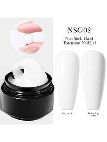 BORN PRETTY 15ml Milky White 3D Sculpting Non Stick Hand Extension Gel Nail Polish Soak Off UV LED Gel Clear Flowerd Carving Shaping Design - Multicolor - View 12