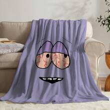 Cartoon-Themed, Retro, Creative And Attractive 67 Combination Design Blanket,Super Soft Flannel Printed Blanket,As Birthday Gifts, Family, Wedding, Souvenir Blankets, Polyester Blankets Suitable For All Seasons, Washable, Machine Washable, Lightweight, Breathable, Comfortable, Warm, Unique, 280gsm For Him, Her Personalized Ideal Gifts For Her, Him, Family, Boyfriend, Girlfriend, Father, Family, Mother, Lover, Daughter, Son, Grandfather, Grandmother, Friend, Classmate, Pet. Perfect Nap, Camping, Travel, Home, Daily Life, Office Decoration, Birthday, Anniversary, Valentine's Day, Thanksgiving, Christmas, Halloween, Mother's Day, Father's Day, Wedding, New Year Gifts ,Sofa,Bed,Car,Bedroom,Living Room,Office, Outdoor Camping, Beach,Wall Decoration - 多色39 - 查看 2