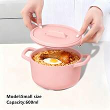 1pc Silicone Multifunctional Steamer, Can Be Used As Microwave Oven Or Lunch Box, Silicone Dual Handles Can Withstand High Temperatures In Contact With Food, Available In Various Colors And Sizes - Multicolor - View 6