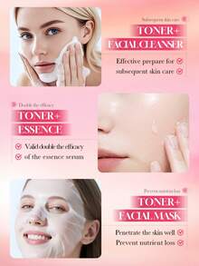 130毫升玫瑰肽滋养爽肤水，保湿亮肤，适合日常面膜使用 - Rose - 查看 3