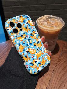 Lindos dragones repartiendo correo sobre fondo azul. Esta elegante funda para teléfono es compatible con Samsung, Apple, OPPO, , etc. Fabricada en TPU flexible, resistente a golpes y arañazos, ofrece una excelente protección contra caídas y un agarre cómodo. Es un regalo ideal para familiares, amigos y seres queridos, y una opción perfecta para festivales, fundas para iPhone, San Valentín y artículos de . - Blanco - Ver 1