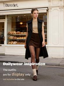 DonsGirl 2 Pairs Of 70D Tan Shiny Elastic Pantyhose | Scratch-Resistant Glossy Tights For Ballet Jazz Pole Dance & Daily Wear - Bronze - View 8