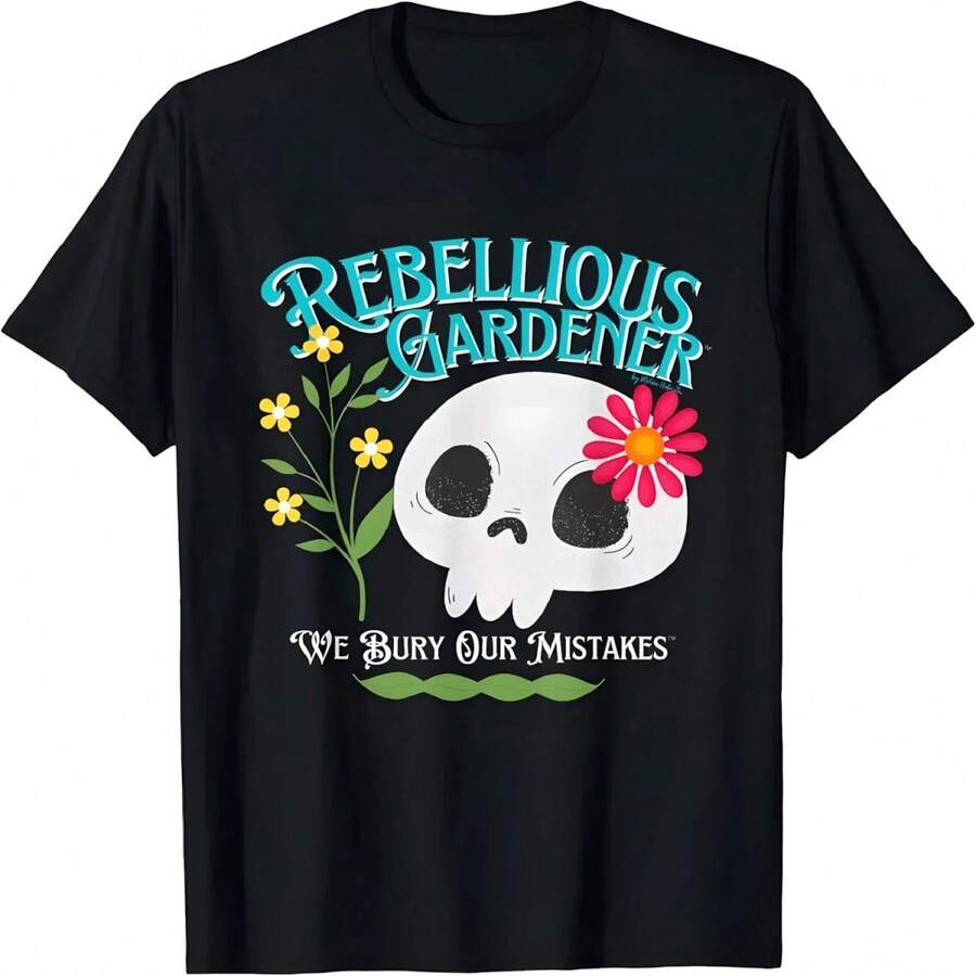 Considera cómo crecen las flores silvestres camiseta - Negro 7 - Ver 1